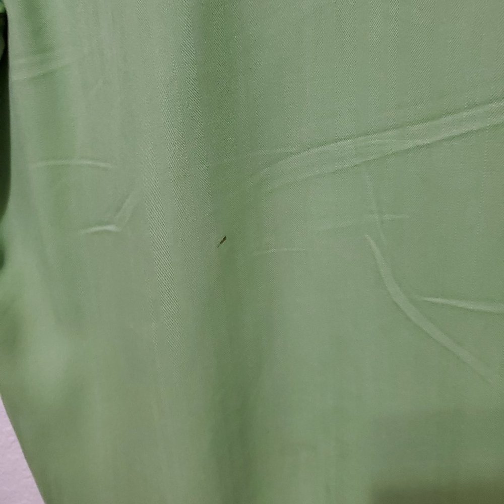 Tommy Bahama Silk button down shirt short sleeve green - Picture 7 of 7